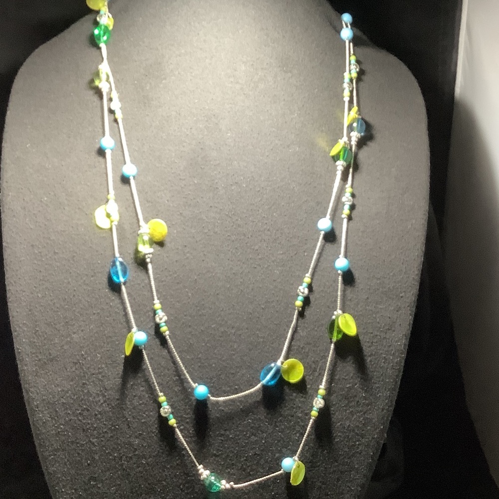 Elegant Multi-Color Beaded Necklace